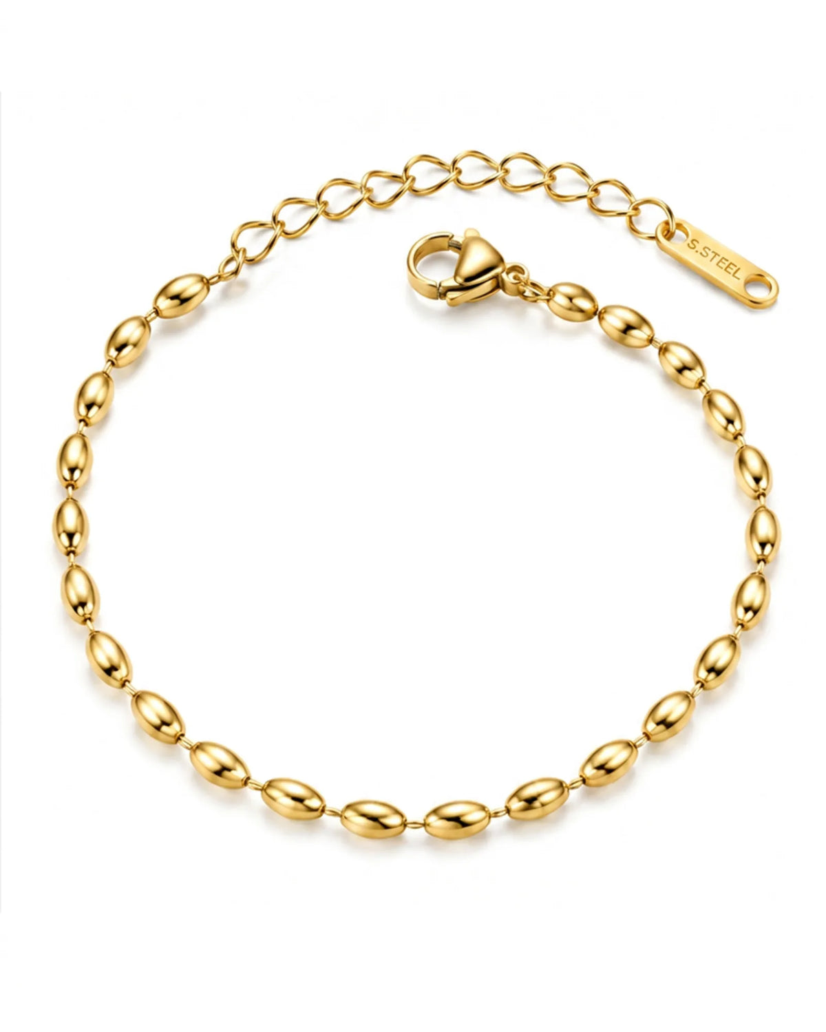 Olive Bead Bracelet