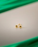 Golden Dot Studs