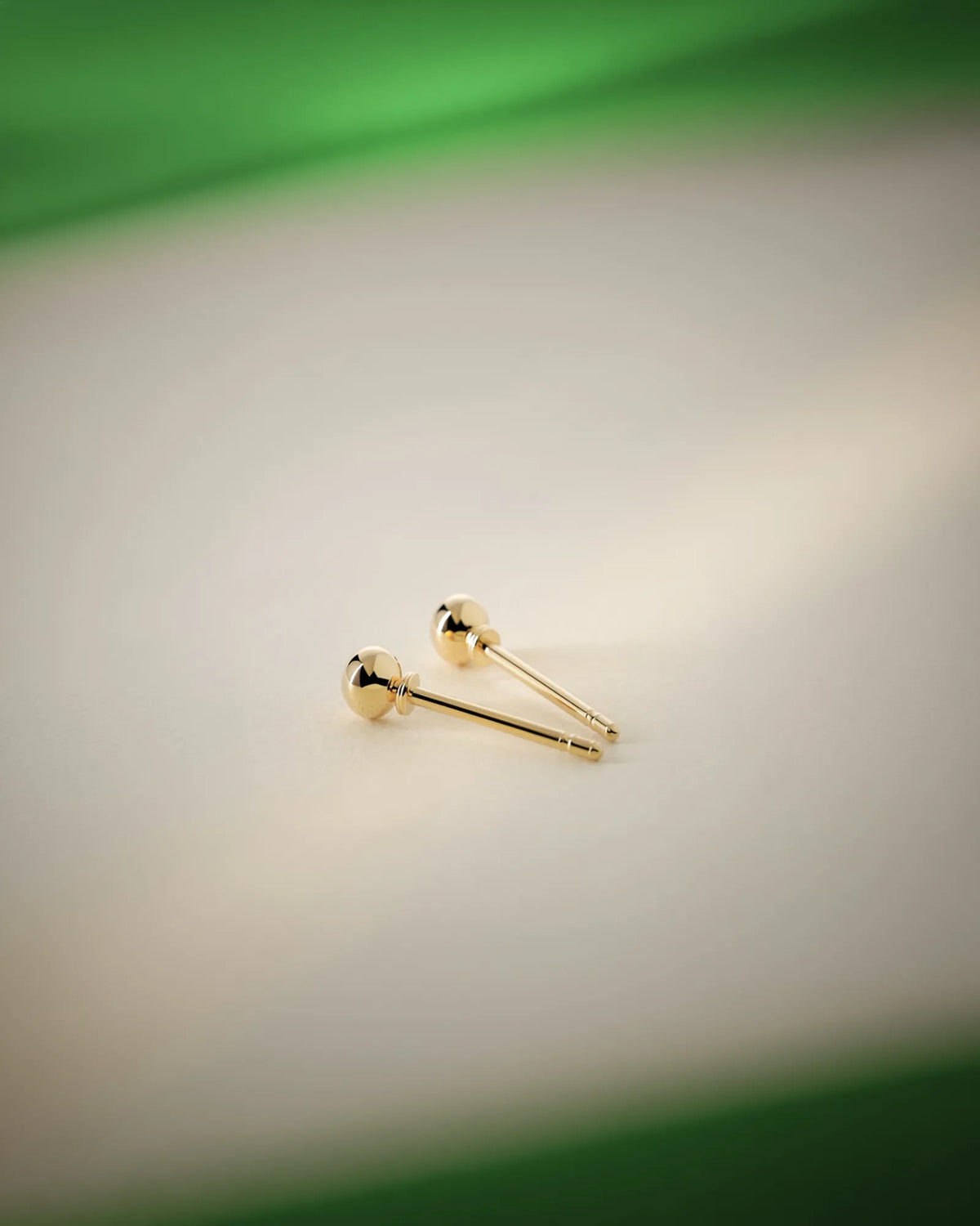 Golden Dot Studs