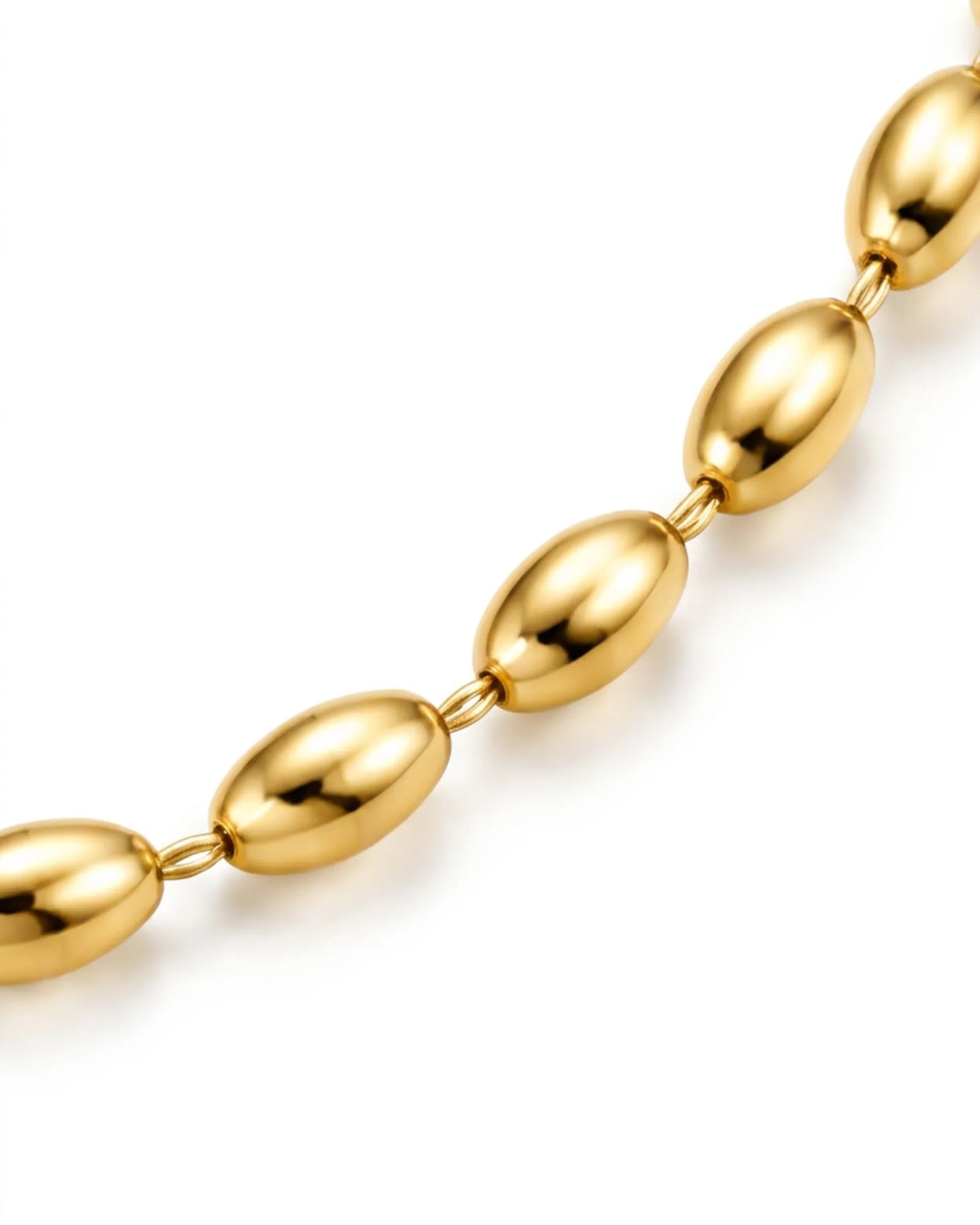 Olive Bead Bracelet