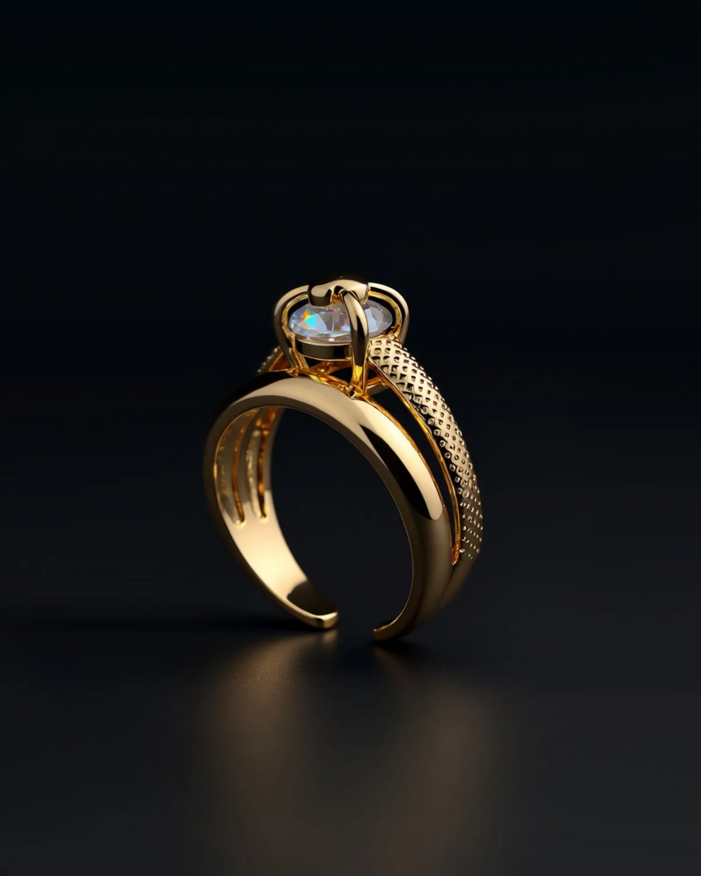 Ribbon Radiance Ring