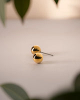 Golden Dot Studs
