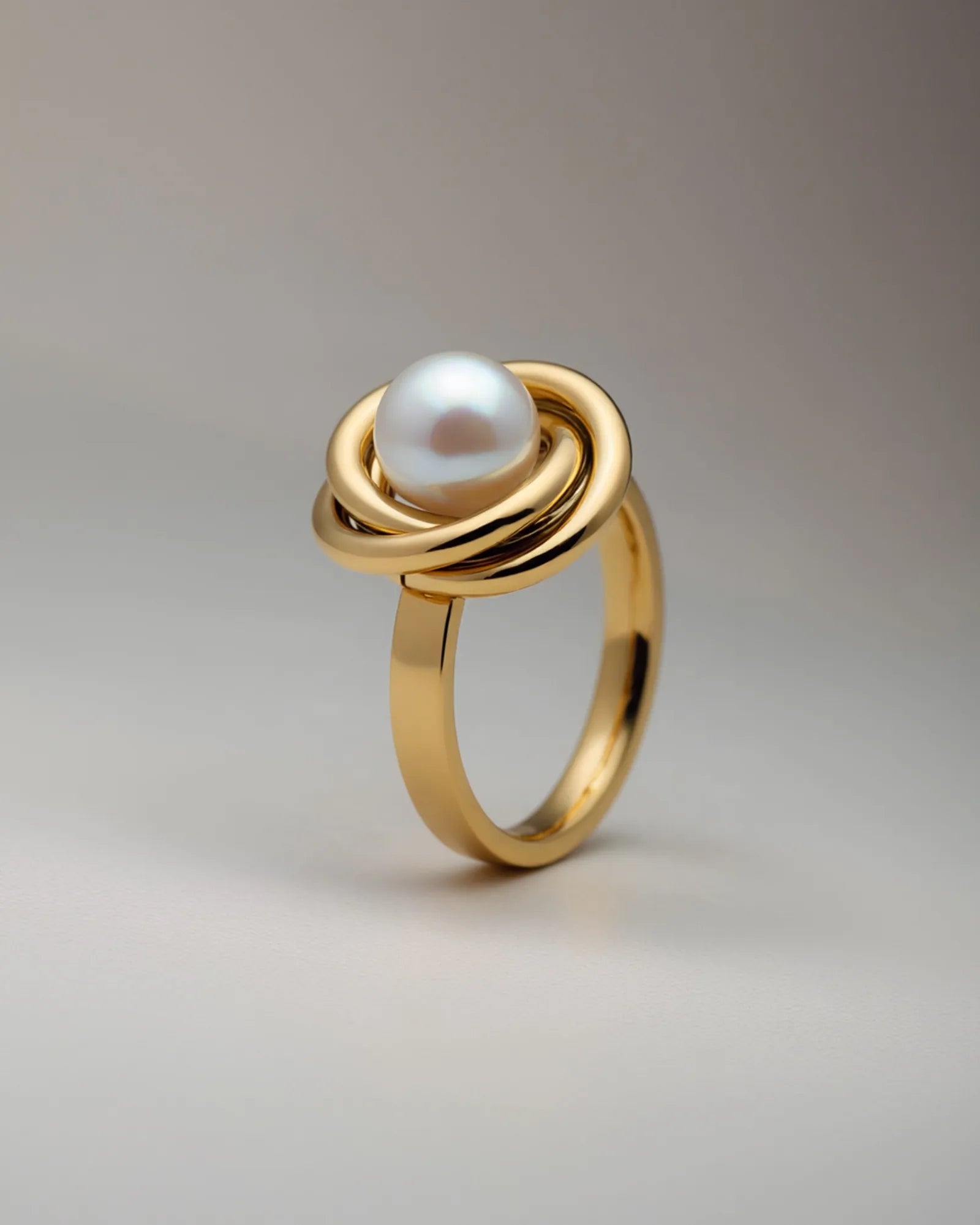 Orbit Pearl Ring